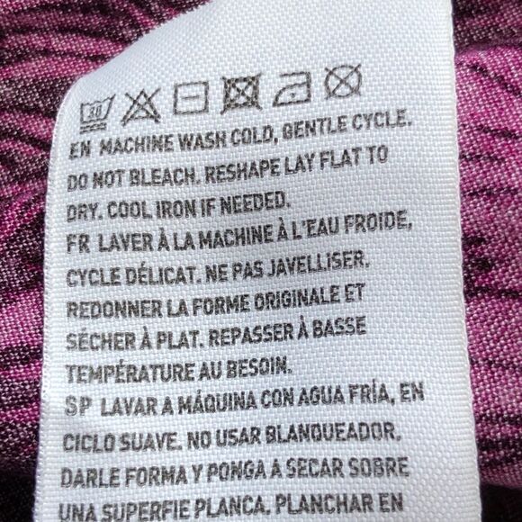 American Eagle Outfitters Short Strappy dress/tunic top Maroon/blue/white XXS - Picture 6 of 7